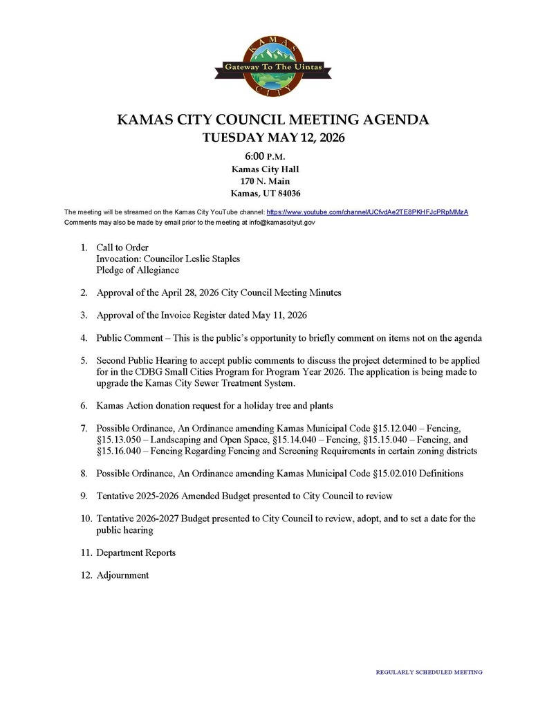 Agenda