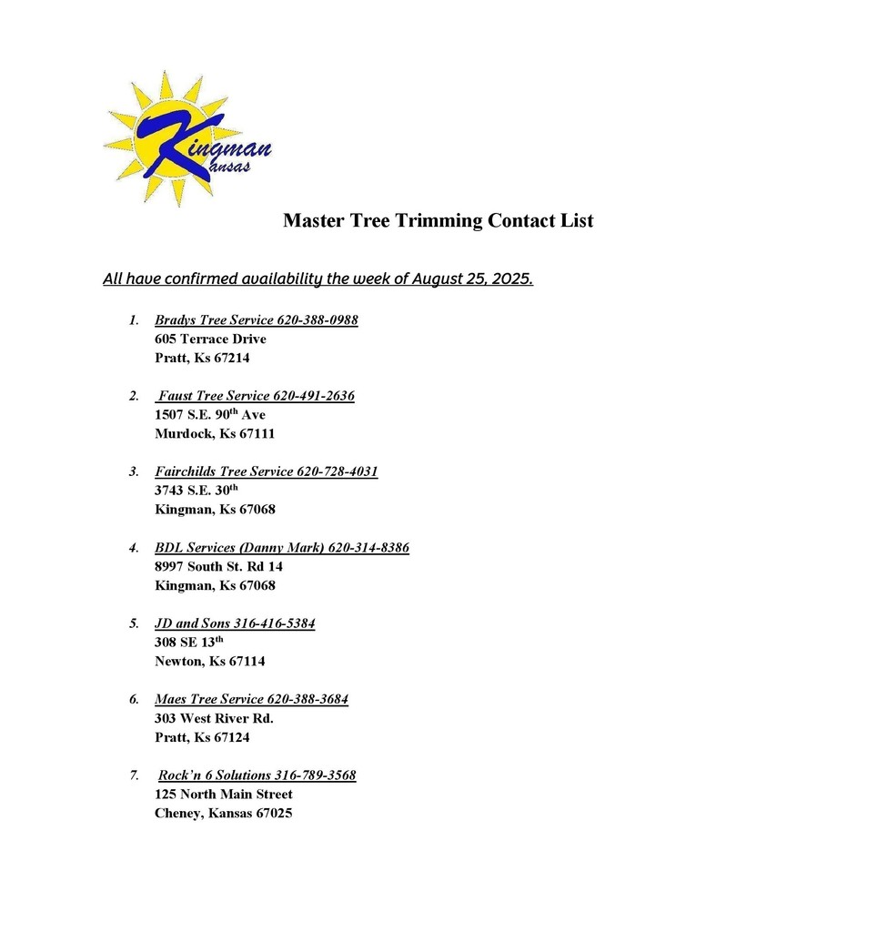 List of local tree trimmers