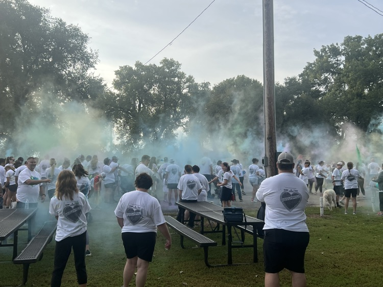 the color run has started with a splash of color