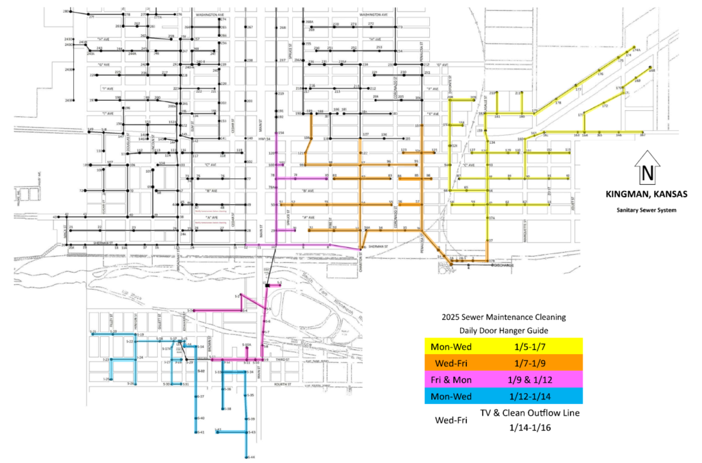 Sewer Maintenance Map