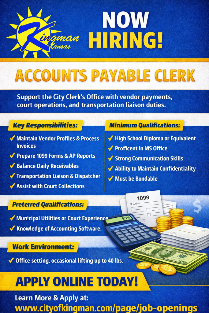 AP Clerk Recruitment Poster