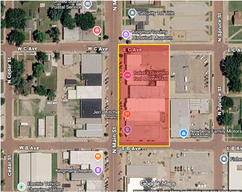 Water Shut-off and Boil Water Advisory Map - 300 block of N Main St - Even numbered addresses for 7/21/2026 at 6PM.