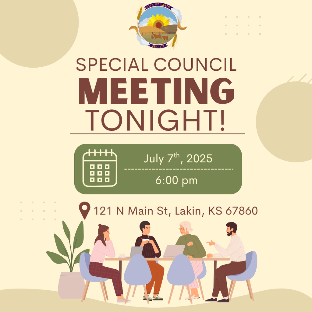 Special Council Meeting 07/07/2025 6pm