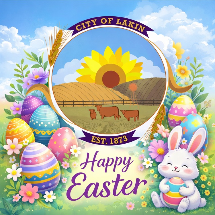 Happy Easter from City of Lakin