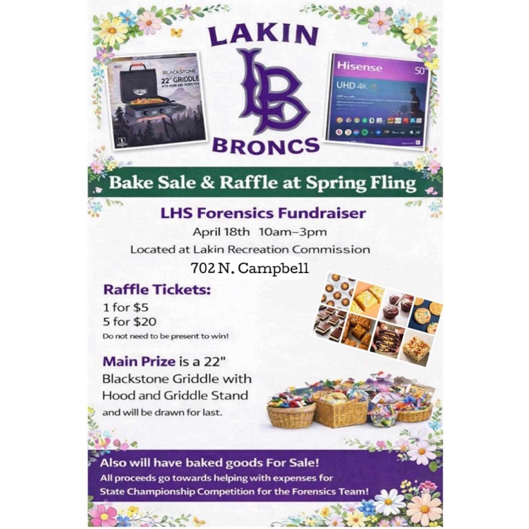 LHS Forensics Fundraiser