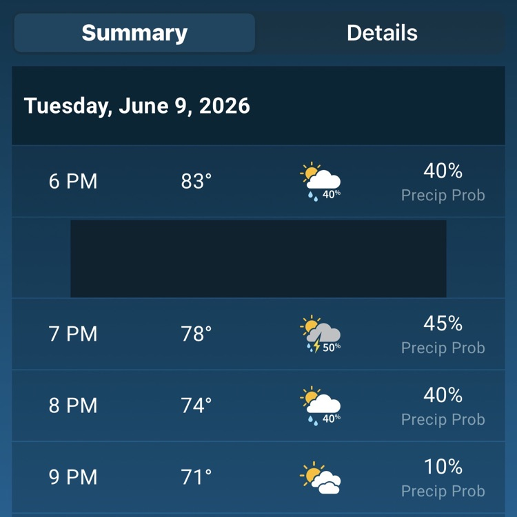 closed due to weather