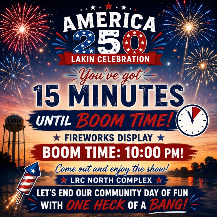 15 minutes until boom time flyer