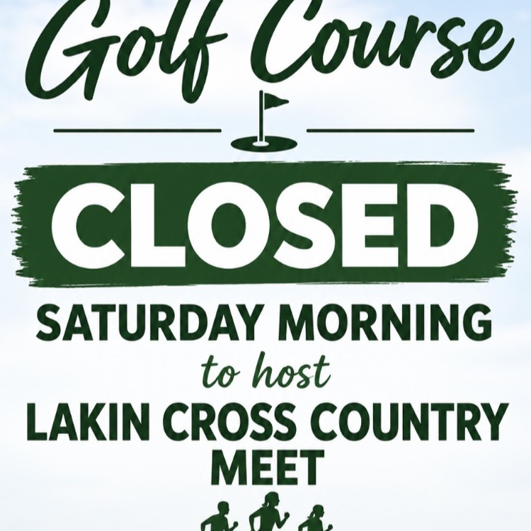 Golf course closed till noon