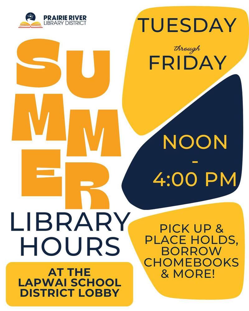 Lapwai Library sched