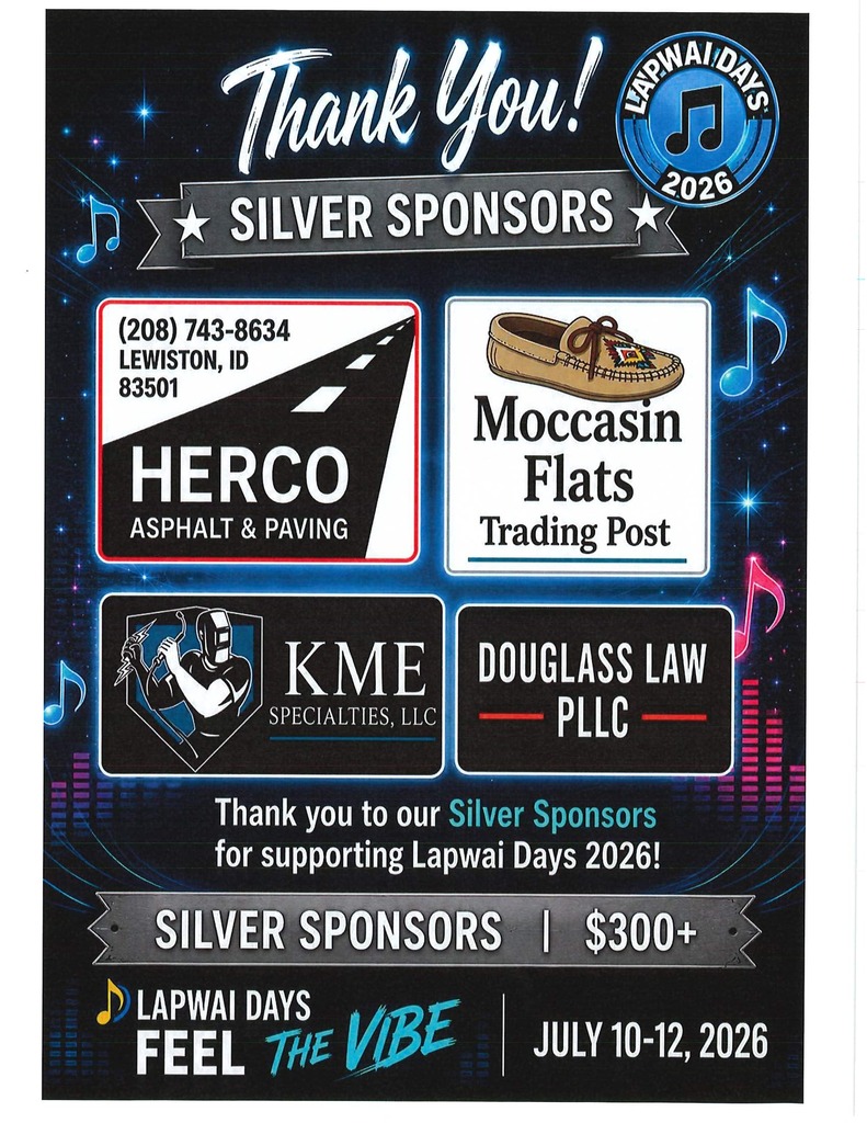 Silver Sponsors Herco, Moccasin Flats, KME specialties LLC, And Douglass Law