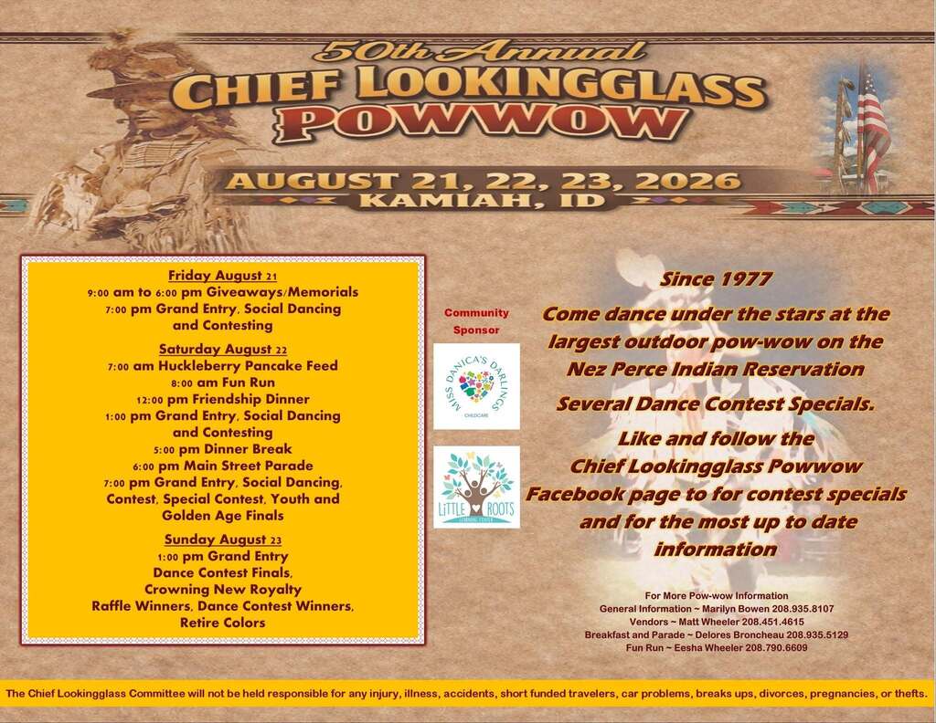Chief Looking glass Powwow info