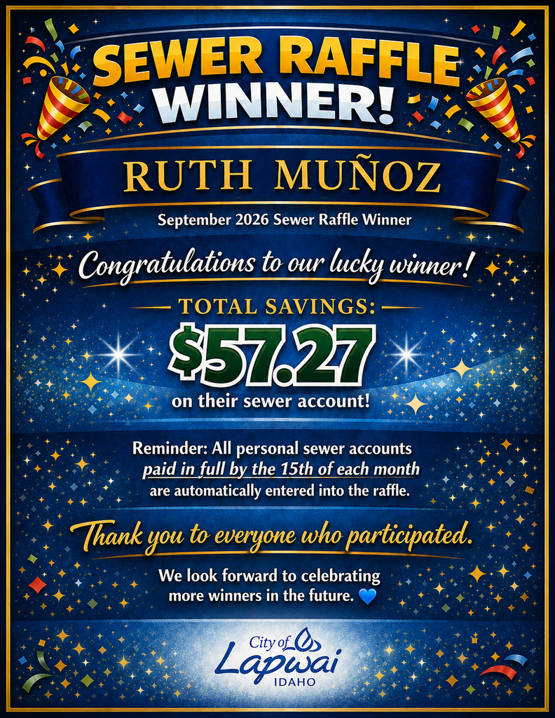 raffle winner