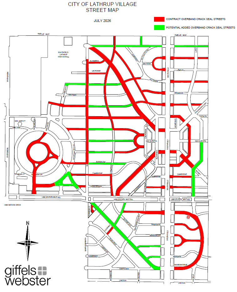 Crack Sealing Map