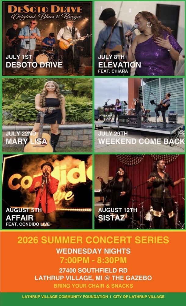 2026 Summer Concert Series