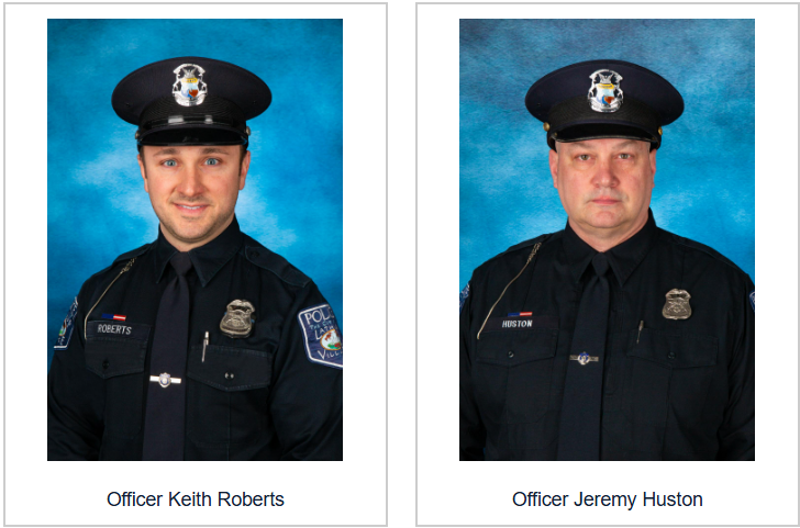 Officer Roberts & Huston Headshots