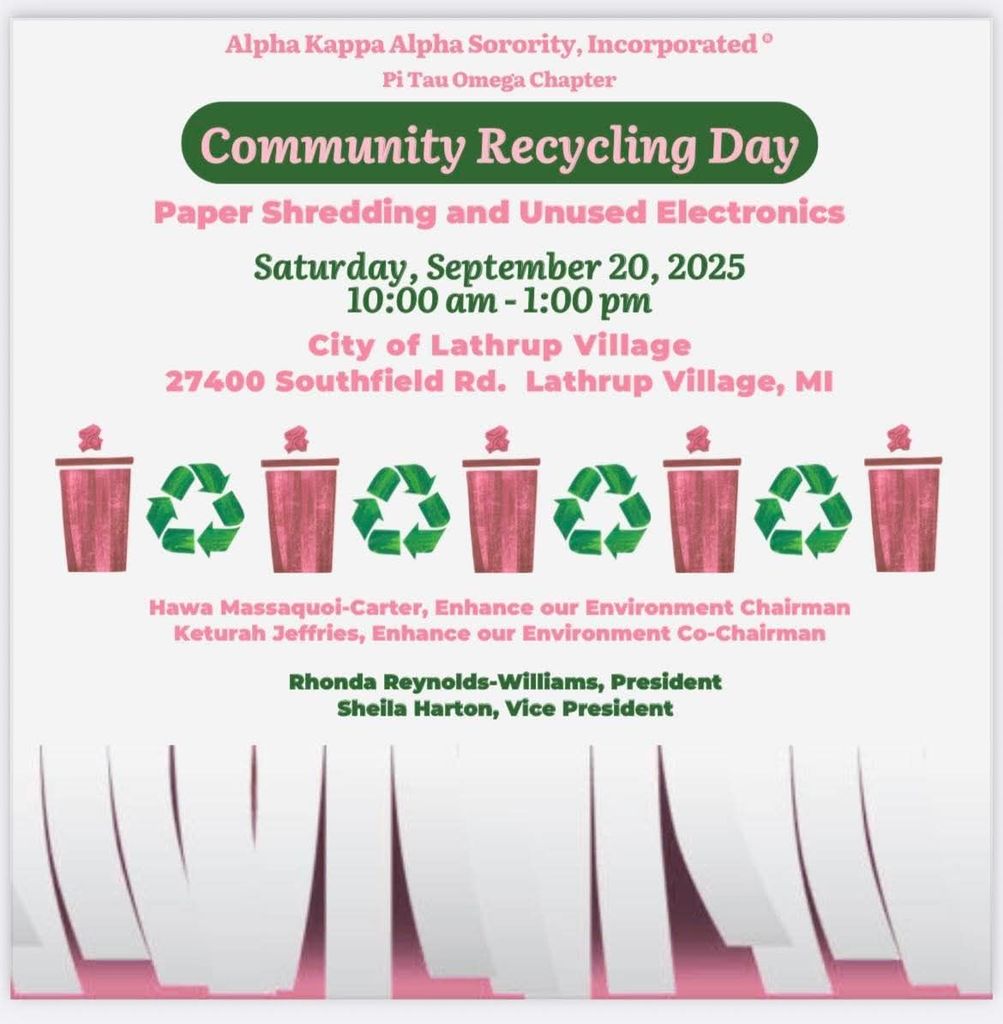 AKA Community Recycling Day