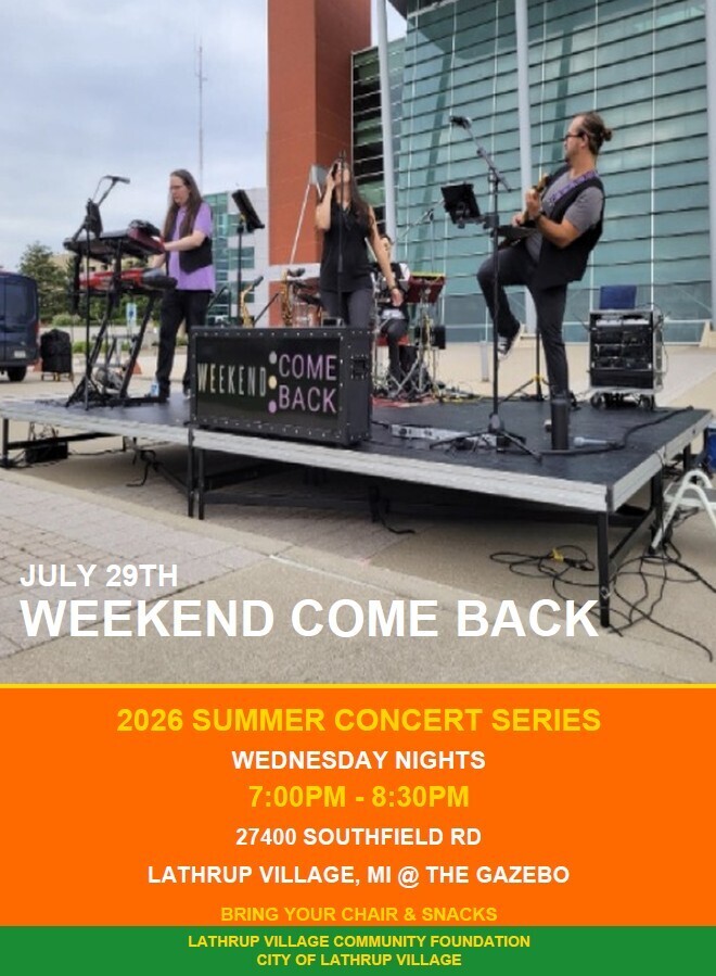 Weekend Come Back Flyer