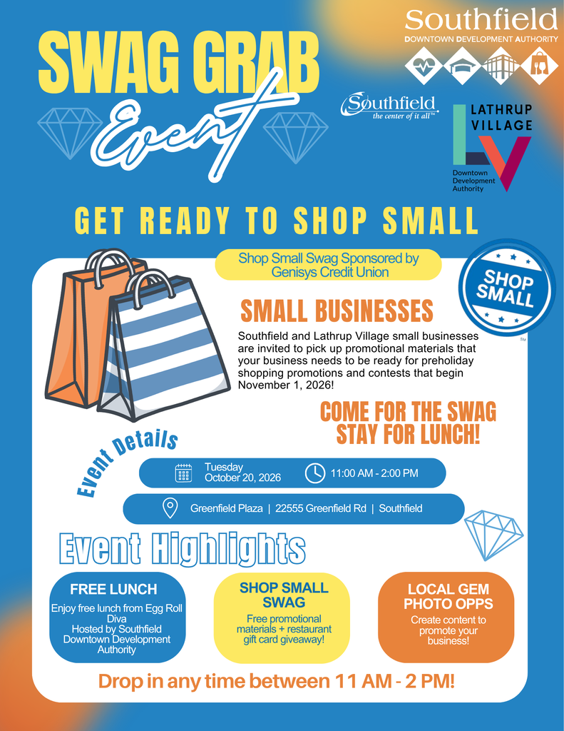 Swag Grab Event Flyer