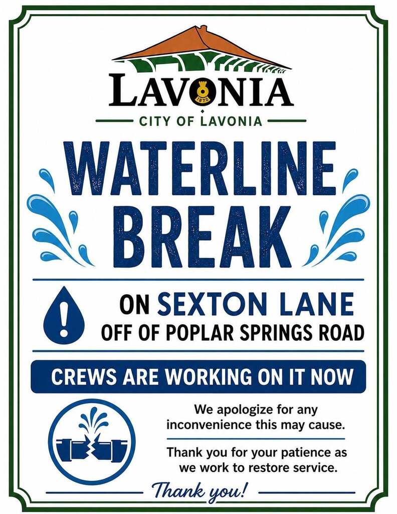 Waterline Break - Sexton Lane
