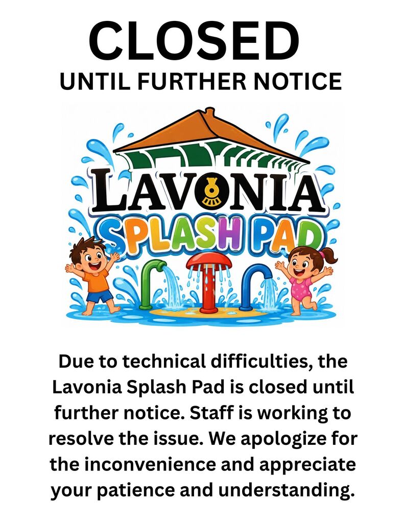Splash pad closed