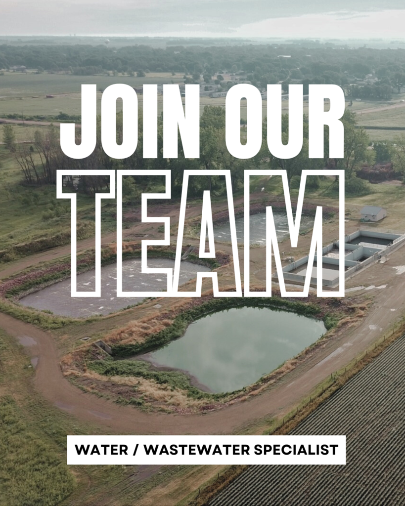 Join our team as a water / wastewater specialist