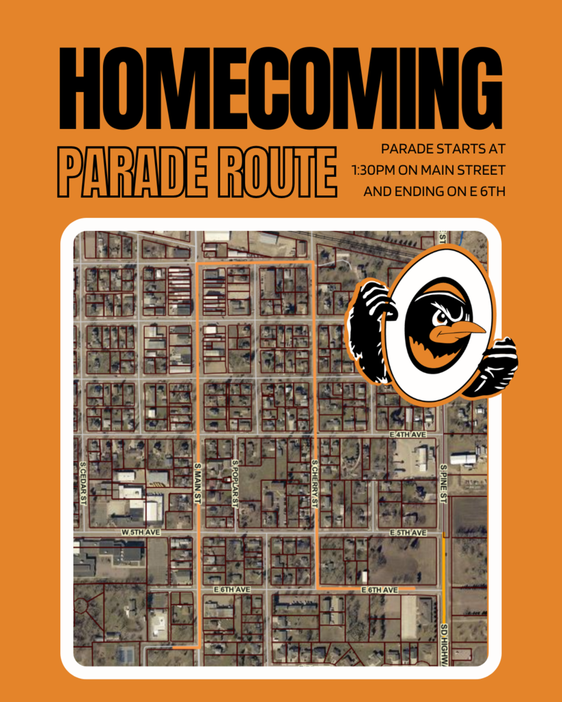 Homecoming Parade Route