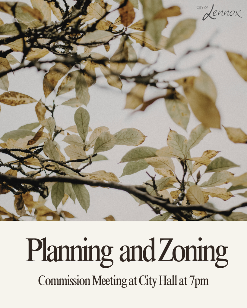 We invite you to tune into our upcoming Planning Commission Meeting. The meeting will take place at City Hall on 10/23 at 7:00pm ! To preview the agenda or watch live click the link in our profile.