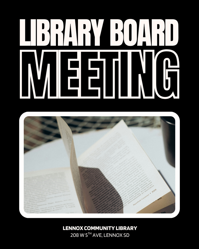 Bookmark it. Our community Library Board is  meeting, Wednesday at 5:30pm at the Library
