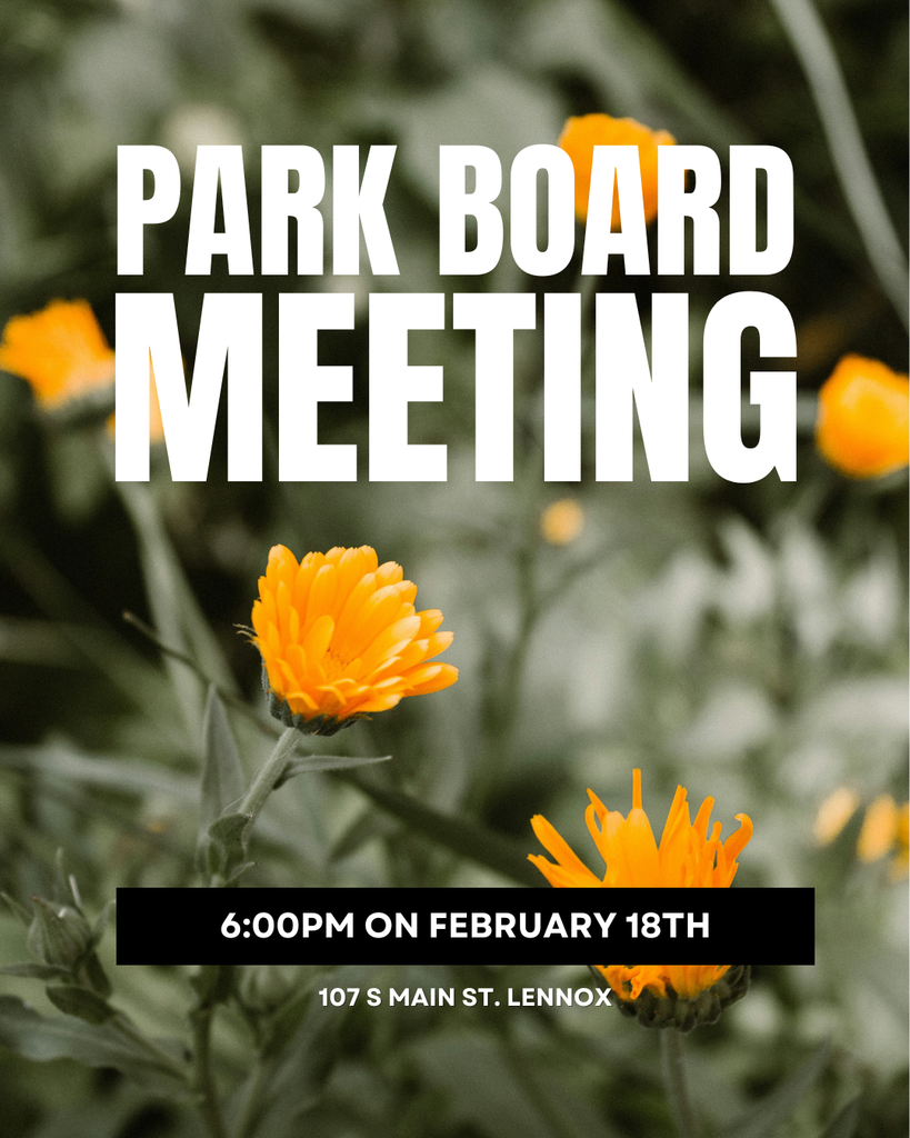 Lots to catch up on with this next Park Board Meeting. Join them live or in-person at 6pm on the 18th