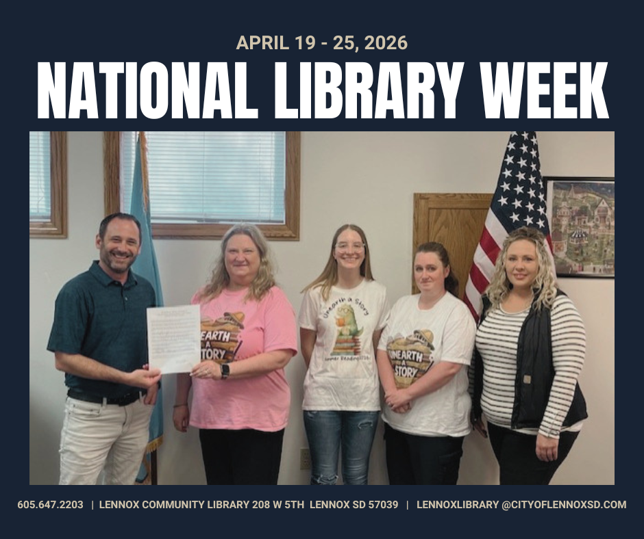 Mayor Danny Fergen signed the Mayorial Proclamation declaring the week of April 19-25, 2026 National Library Week