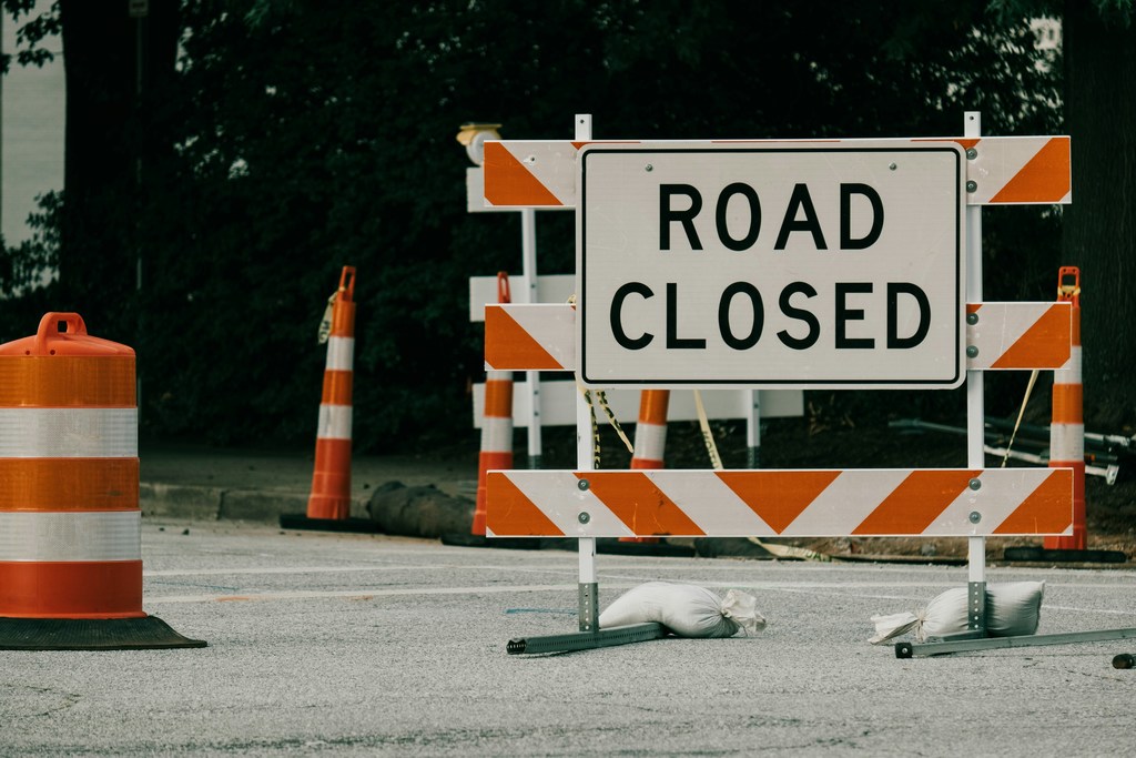 Road closed on 2nd Ave between Cherry St and Ash St - will reopen tomorrow afternoon