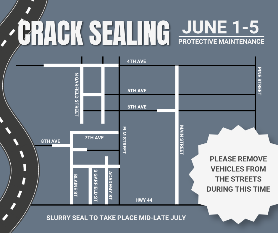 Crack Sealing 2026 June 1-5