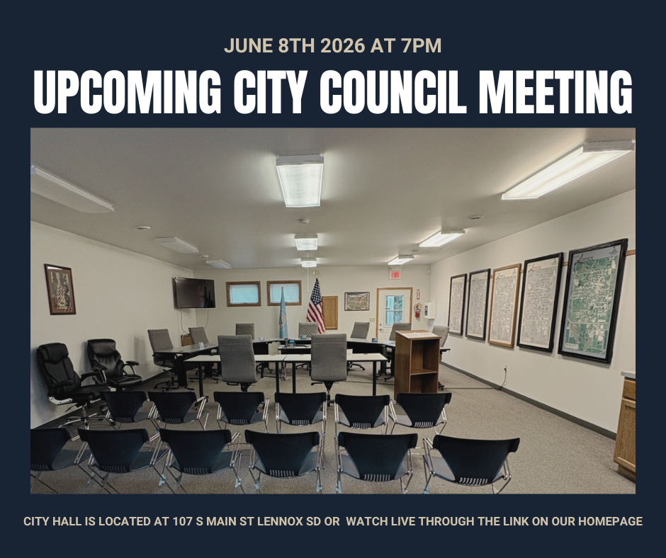 Upcoming City Council Meeting - June 8 at 7pm
