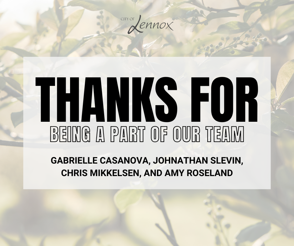 Thanks for Being a Part of Our Team