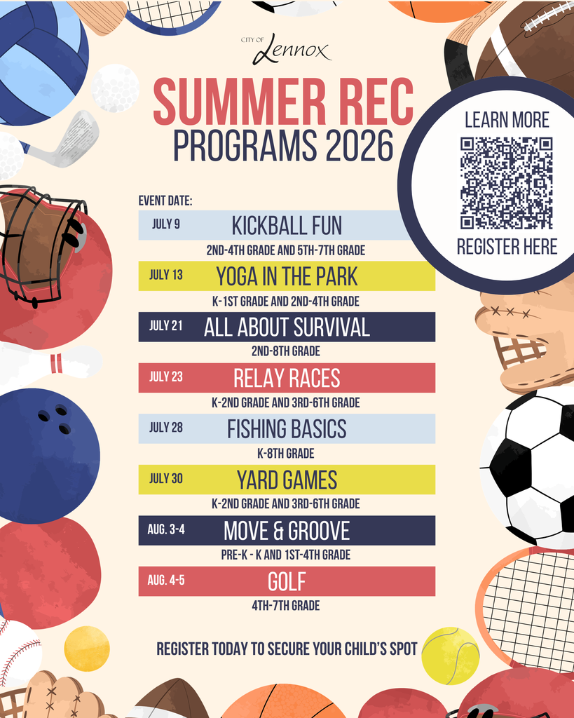 summer rec 2026
