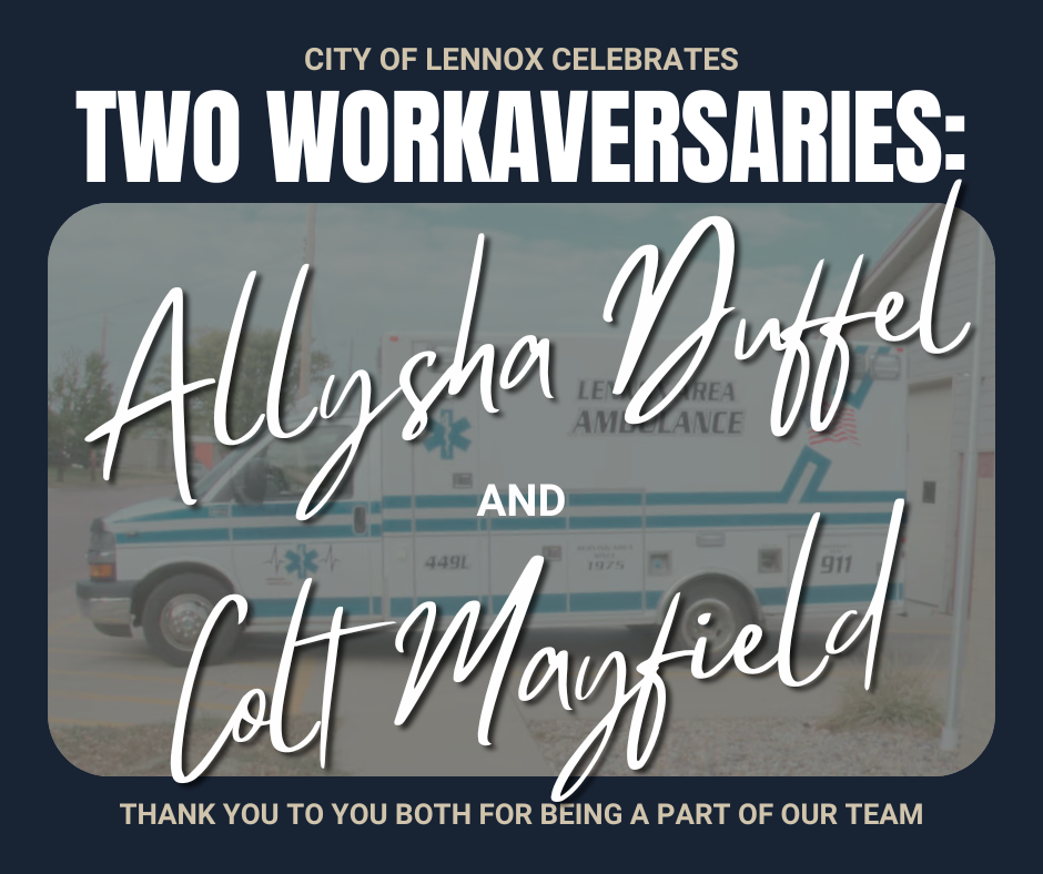 Workaversaries - Allysha Duffel and Colt Mayfield