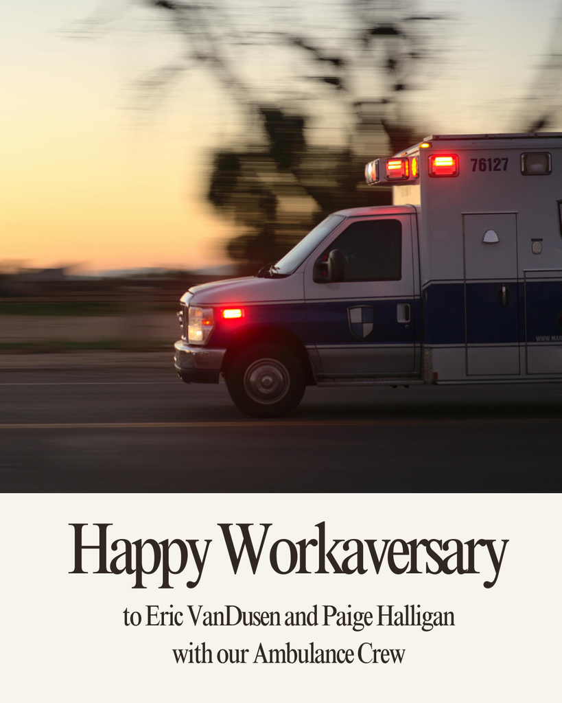Ambulance Workaversaries