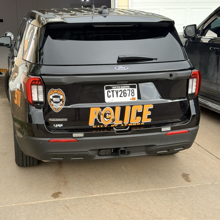 Lennox police vehicle