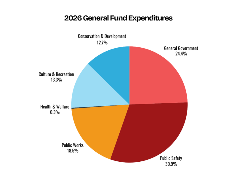 Graph of 2026 General Fund Expenditures