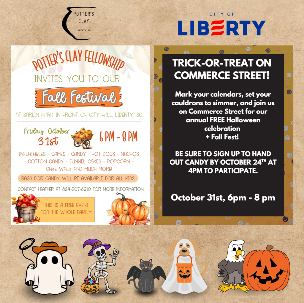 Flyer for 2025 Trick or Treat on Commerce St Flyer