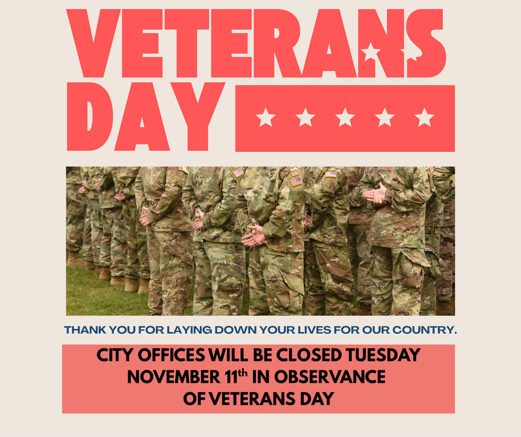 Veterans Day Closure Post