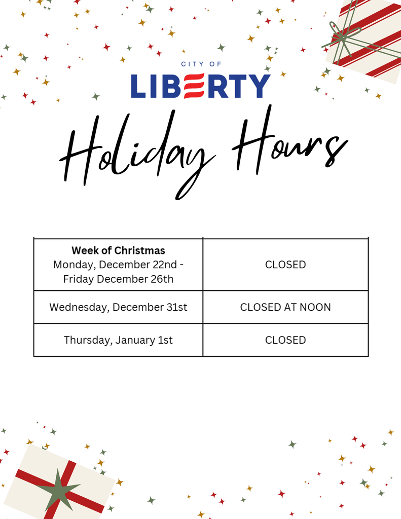 Christmas & New Years schedule