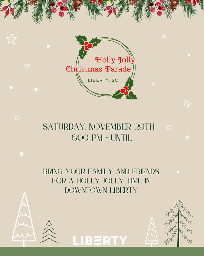 annual holly jolly christmas parade reminder