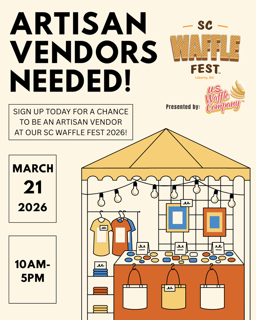 ARTISAN VENDORS NEEDED FOR SC WAFFLE FEST 2026