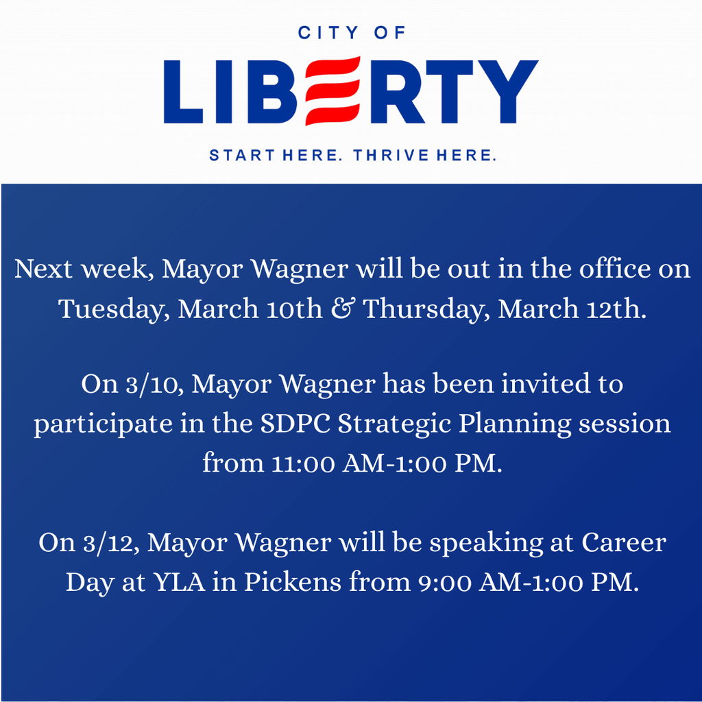 Mayor hours for 3/10 and 3/12