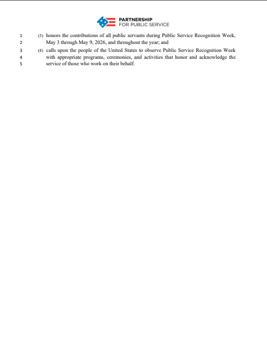 PSRW Resolution