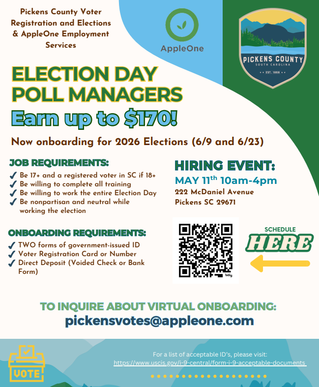 Election Day Poll Managers