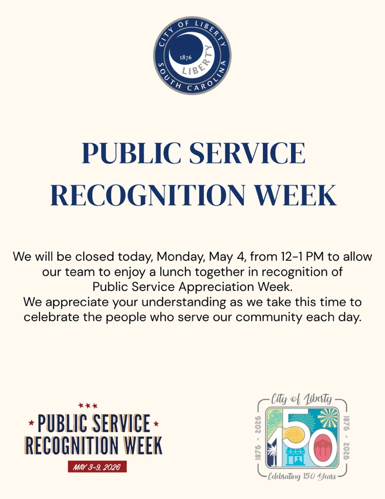 public service recognition week lunch closure