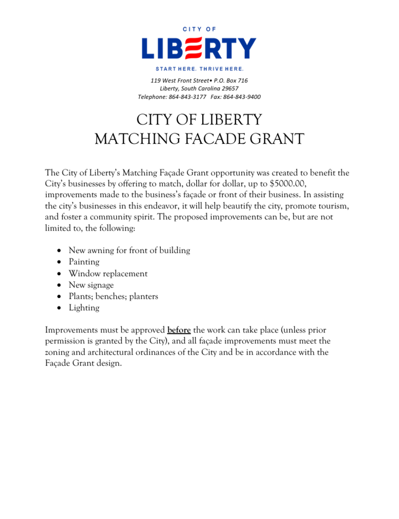facade grant