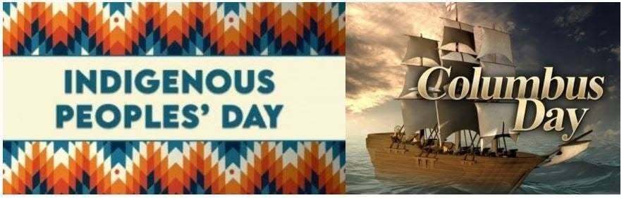 Columbus/Indigenous Peoples' Day Post